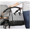 Striped Unisex Diaper Bag