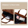 Leather Messenger Diaper Bag